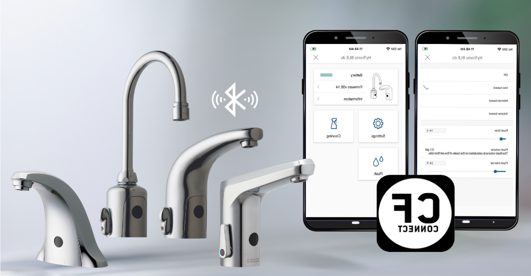 CF Connect is Available with the Most Popular Touchless Faucets